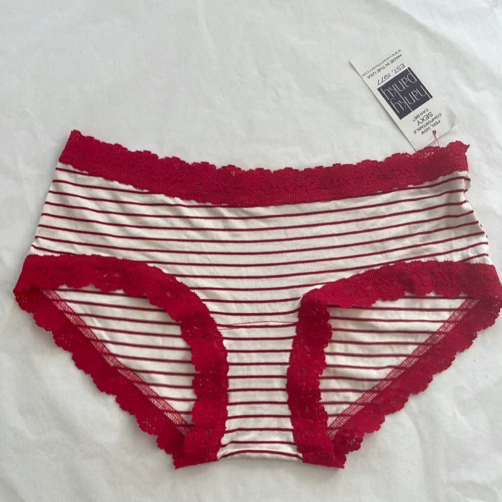 Hanky Panky underwear new with tags sz Small cotton lace girl-Kini NWT